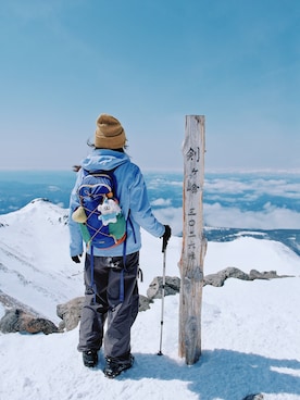 「KANGOL（カンゴール）のアイテム（帽子）」を使った、みかさん（レディース・165cm）の春コーディネート