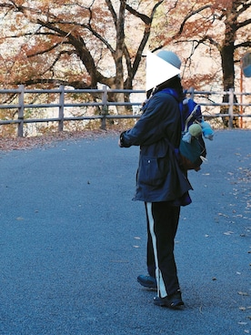 「アイテム（チノパンツ）」を使った、みかさん（レディース・165cm）の秋コーディネート