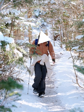 「アイテム（アンサンブル）」を使った、みかさん（レディース・165cm）の冬コーディネート
