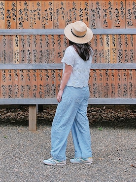 「アイテム（チノパンツ）」を使った、みかさん（レディース・165cm）の秋コーディネート