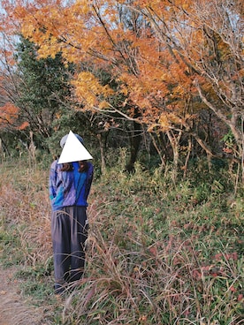 「アイテム（ソックス/靴下）」を使った、みかさん（レディース・165cm）の秋コーディネート