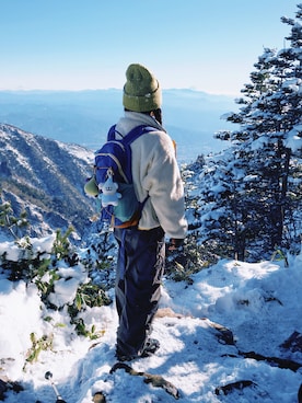 「アイテム（アンサンブル）」を使った、みかさん（レディース・165cm）の冬コーディネート