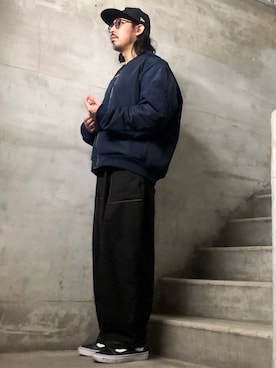 「URBAN RESEARCH Sonny Label（アーバンリサーチサニーレーベル）のアイテム（ジャケット/アウター）」を使った、MasaakiOoueさん（メンズ・169cm）の冬コーディネート
