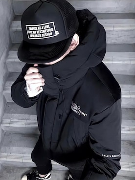 「LOW JACK DESIGN（ロウジャックデザイン）のアイテム」を使った、MasaakiOoueさん（メンズ・169cm）の冬コーディネート