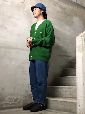 「SUBU（スブ）のアイテム」を使った、MasaakiOoueさん（メンズ・169cm）の秋コーディネート