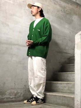 「シュプリーム」｜「アイテム（その他）」を使った、MasaakiOoueさん（メンズ・169cm）の秋コーディネート
