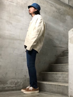 「FREDY MAC（フレディーマック）のアイテム（ジャケット/アウター）」を使った、MasaakiOoueさん（メンズ・169cm）の秋コーディネート