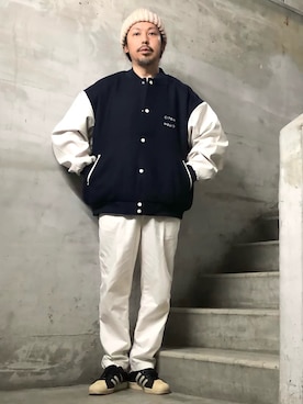 「ASTRONOMY（アストロノミー）のアイテム（パンツ）」を使った、MasaakiOoueさん（メンズ・169cm）の秋コーディネート