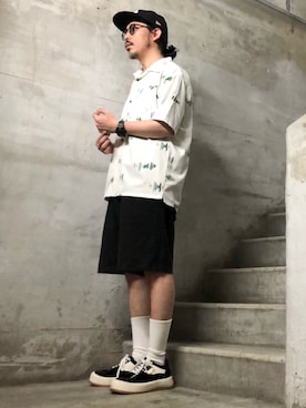 「URBAN RESEARCH Sonny Label（アーバンリサーチサニーレーベル）のアイテム」を使った、MasaakiOoueさん（メンズ・169cm）の夏コーディネート