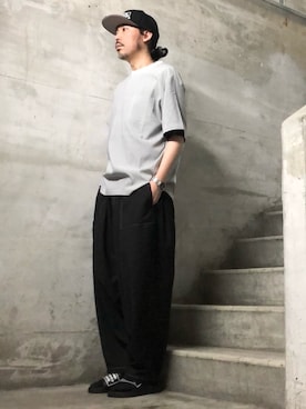 「URBAN RESEARCH Sonny Label（アーバンリサーチサニーレーベル）のアイテム」を使った、MasaakiOoueさん（メンズ・169cm）の夏コーディネート