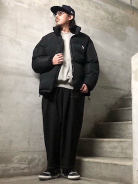 「U.S. POLO ASSN.（ユーエスポロアッスン）のアイテム（ジャケット/アウター）」を使った、MasaakiOoueさん（メンズ・169cm）の冬コーディネート