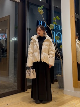 「FORK&SPOON（フォークアンドスプーン）のアイテム」を使った、こなみさん（レディース・153cm）の冬コーディネート