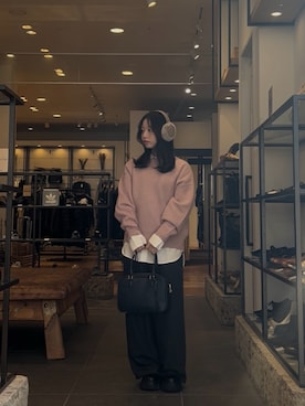 こなみさん（レディース・153cm）の冬コーディネート