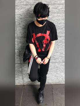 「ボーイッシュ」｜「アイテム（財布/小物）」を使った、きむらっこさん（レディース・152cm）の夏コーディネート