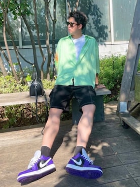 「alexanderwang（アレキサンダーワン）のアイテム（バッグ）」を使った、Kai Ouchiさん（メンズ・174cm）の夏コーディネート