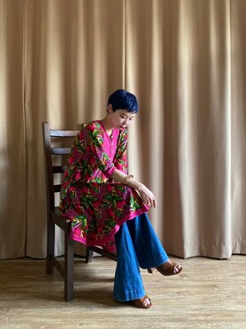 「デニムっていいよね」｜「アイテム（その他）」を使った、COLLENTE(ambi)さん（レディース・160cm）の夏コーディネート