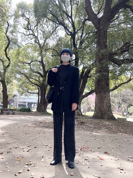 「TOGA PULLA（トーガ　プルラ）のアイテム（ピアス（両耳用））」を使った、COLLENTE(ambi)さん（レディース・160cm）の春コーディネート