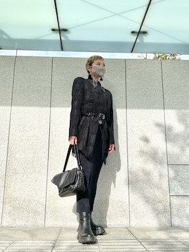 「TOGA PULLA（トーガ　プルラ）のアイテム（アクセサリー）」を使った、COLLENTE(ambi)さん（レディース・160cm）の冬コーディネート
