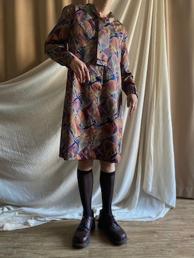 「アイテム（ワンピース、その他）」を使った、COLLENTE(ambi)さん（レディース・160cm）の秋コーディネート