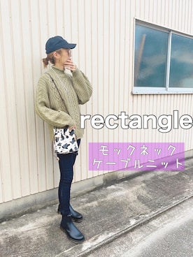 「RECTANGLE」｜mikippeさん（レディース・169cm）の秋コーディネート