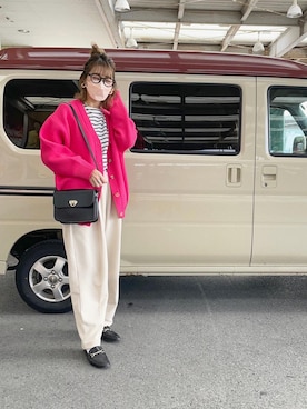 「スウェットギャザーパンツ」｜mikippeさん（レディース・169cm）の冬コーディネート