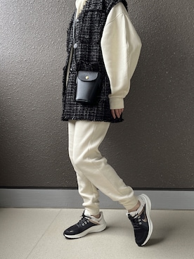 「MANOF（マノフ）のアイテム」を使った、shiiさん（レディース・159cm）の春コーディネート