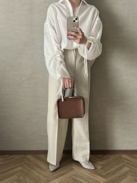 「cona（コナ）のアイテム」を使った、shiiさん（レディース・159cm）の春コーディネート