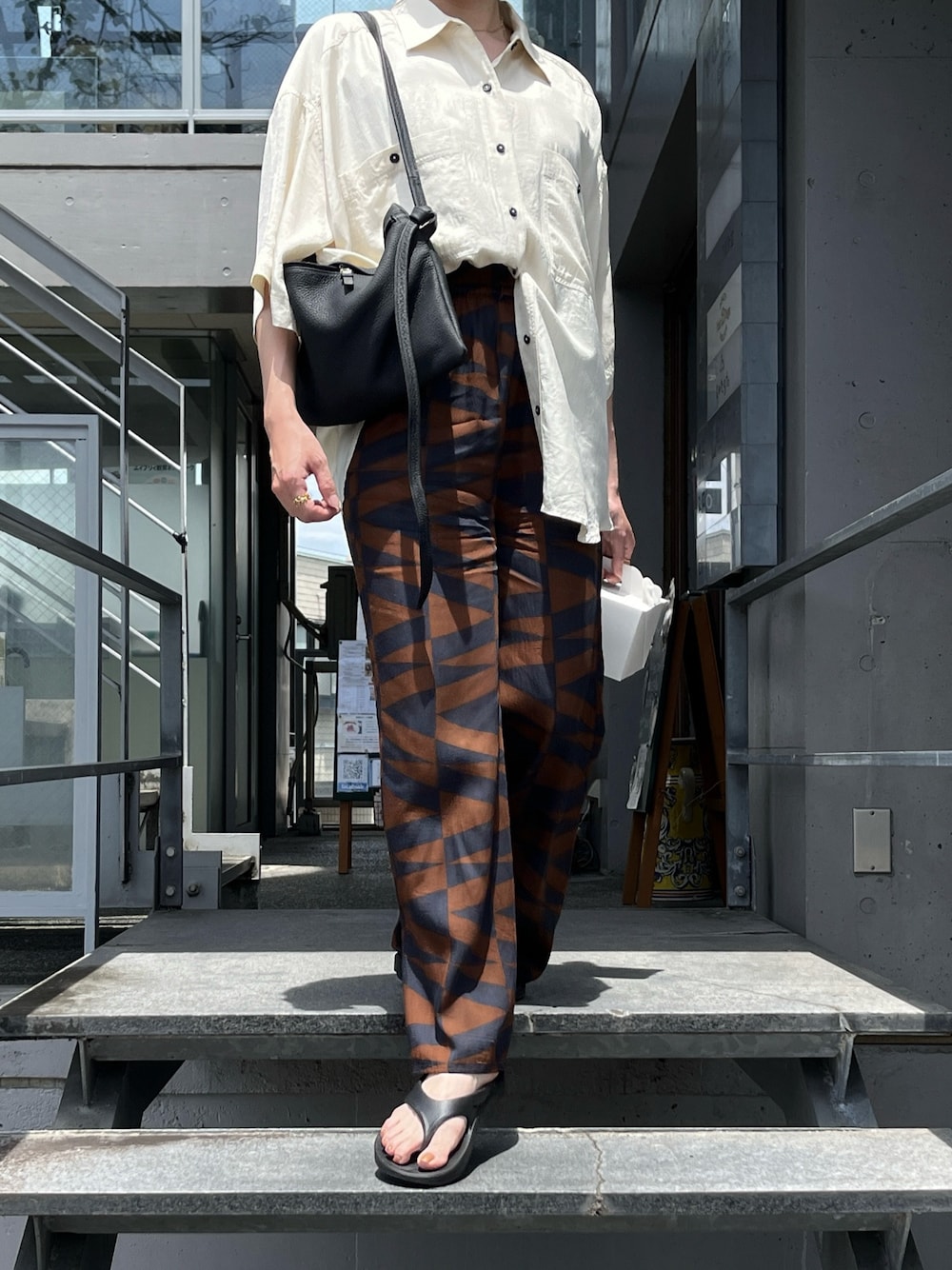 anuke（アンヌーク）の「anuke Geometric Satin Pants 62410711