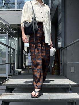 「アツいコーデ全部見せ」｜shiiさん（レディース・159cm）の夏コーディネート