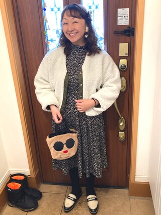 しまむら シマムラ の Disney ディズニー アナと雪の女王 裏起毛ワンピース ワンピース Wear