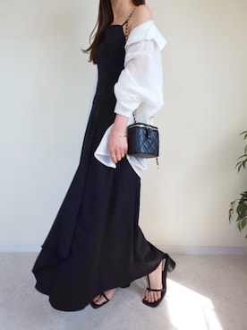 「Louere（ルエレ）のアイテム」を使った、michanさん（レディース・160cm）の春コーディネート