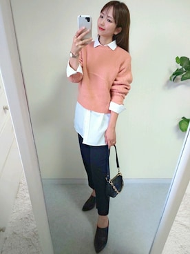 オレンジニット の人気ファッションコーディネート Wear