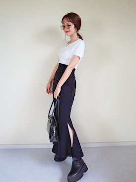 「NOFALL sango（ノーフォール サンゴ）のアイテム」を使った、michanさん（レディース・160cm）の夏コーディネート