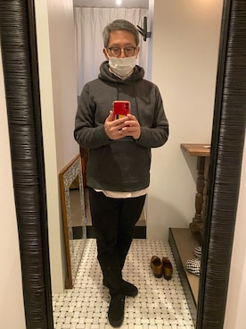 「ROBERT MARC（ロバート マーク）のアイテム」を使った、Ichigonyc Brooklyn さん（メンズ・170cm）の冬コーディネート