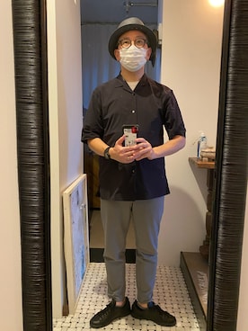 「CASETiFY（ケースティファイ）のアイテム」を使った、Ichigonyc Brooklyn さん（メンズ・170cm）の秋コーディネート