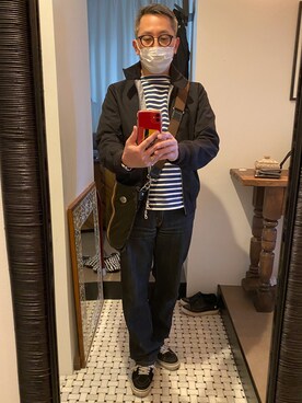 「ROBERT MARC（ロバート マーク）のアイテム」を使った、Ichigonyc Brooklyn さん（メンズ・170cm）の春コーディネート