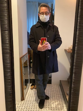 「ROBERT MARC（ロバート マーク）のアイテム」を使った、Ichigonyc Brooklyn さん（メンズ・170cm）の冬コーディネート