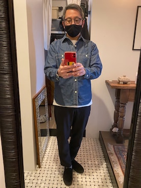 「ROBERT MARC（ロバート マーク）のアイテム」を使った、Ichigonyc Brooklyn さん（メンズ・170cm）の春コーディネート