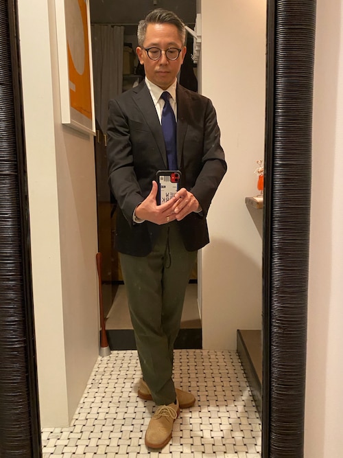 Ichigonyc Brooklyn ｜BANANA REPUBLIC FACTORY STOREのスラックスを使ったコーディネート WEAR