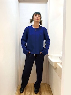 「ohta（オータ）のアイテム」を使った、アッコさん（レディース・162cm）の秋コーディネート