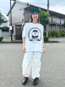 「静岡」｜アッコさん（レディース・162cm）の夏コーディネート