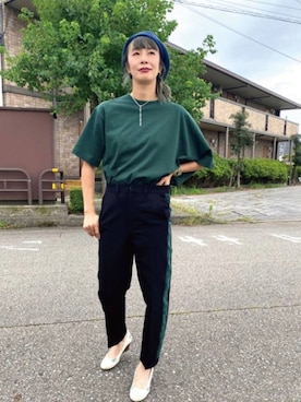 「ohta（オータ）のアイテム」を使った、アッコさん（レディース・162cm）の秋コーディネート