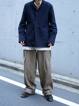 「ワークブーツ」｜ftさん（メンズ・183cm）の春コーディネート