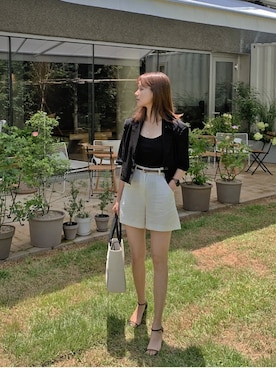 「HOTPING（ホッピン）のアイテム」を使った、HOTPINGさん（レディース・163cm）の夏コーディネート