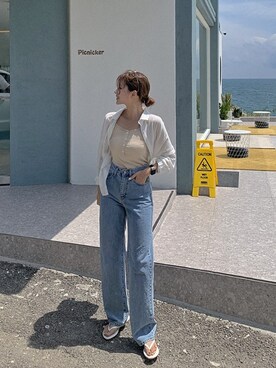 「HOTPING（ホッピン）のアイテム」を使った、HOTPINGさん（レディース・163cm）の夏コーディネート