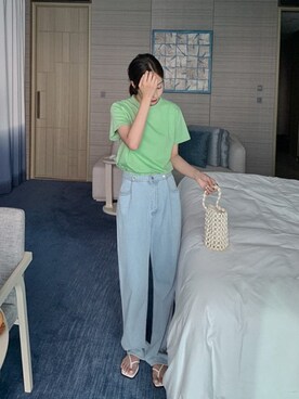 「HOTPING（ホッピン）のアイテム」を使った、HOTPINGさん（レディース・163cm）の夏コーディネート