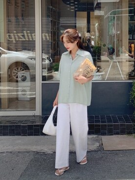 「HOTPING（ホッピン）のアイテム」を使った、HOTPINGさん（レディース・163cm）の夏コーディネート