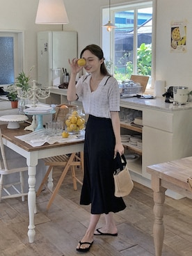 「HOTPING（ホッピン）のアイテム」を使った、HOTPINGさん（レディース・163cm）の夏コーディネート