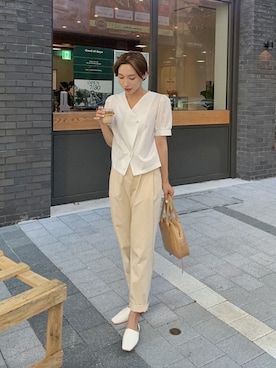 「HOTPING（ホッピン）のアイテム」を使った、HOTPINGさん（レディース・163cm）の夏コーディネート