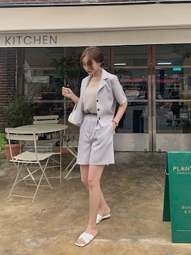 「HOTPING（ホッピン）のアイテム」を使った、HOTPINGさん（レディース・163cm）の夏コーディネート